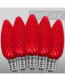 CL72645 E17-C9 Base RED LED Bulb PACK OF 25
